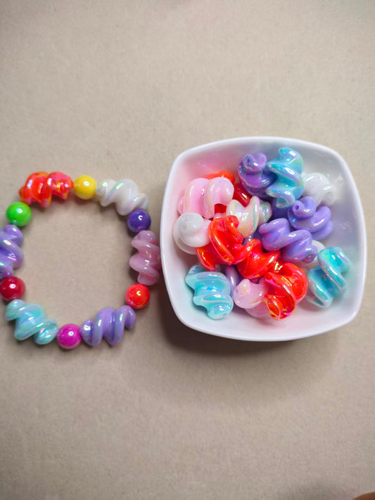 Spiral Pasta Beads