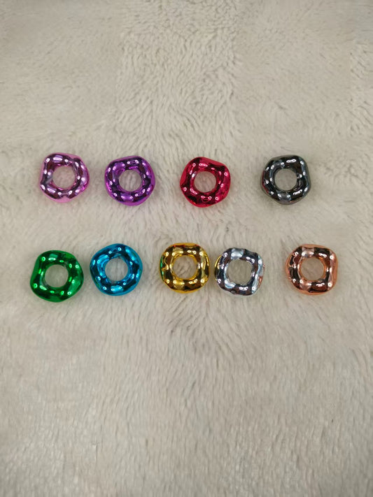 16mm Mix Spacer Beads, Wavy Spacer