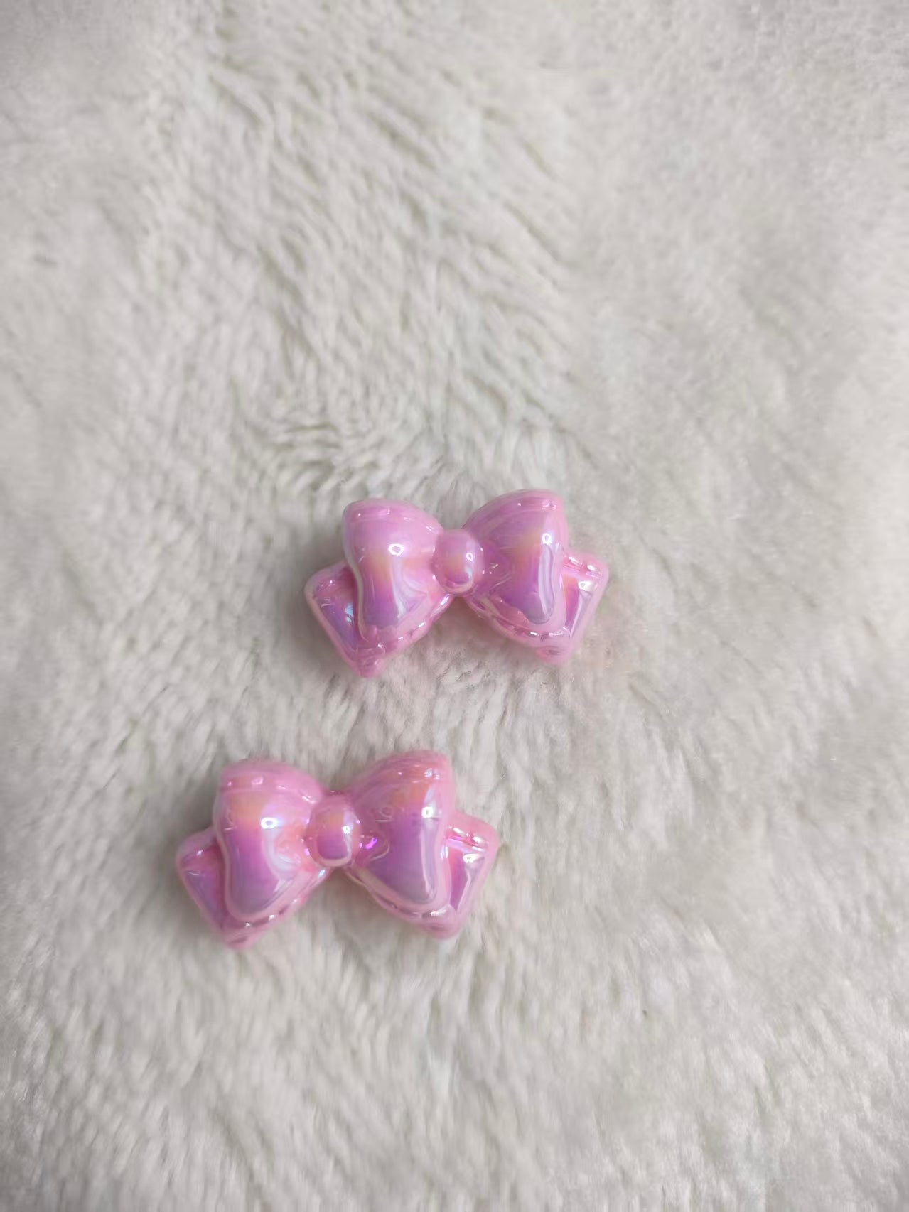 🎀Acrylic  UV Bow Beads