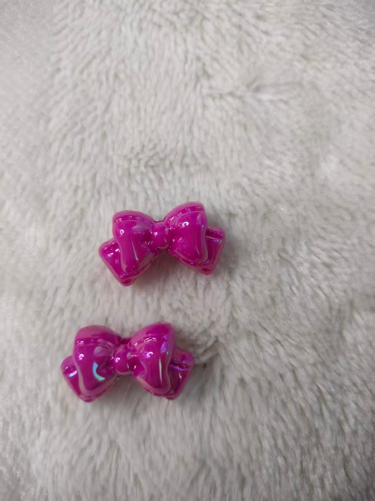 🎀Acrylic  UV Bow Beads
