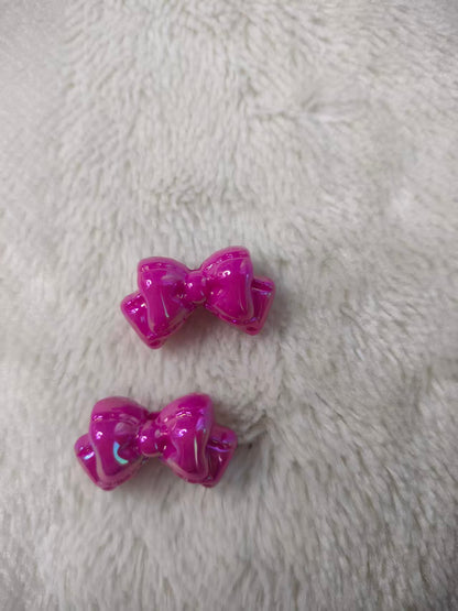 🎀Acrylic  UV Bow Beads