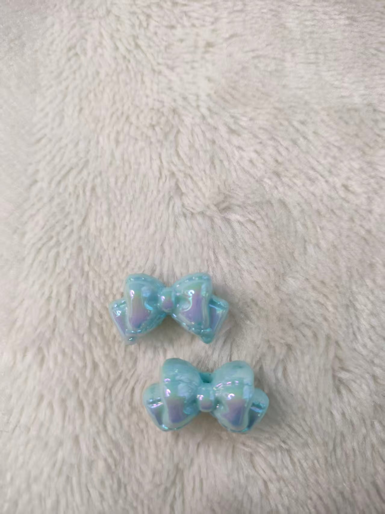 🎀Acrylic  UV Bow Beads