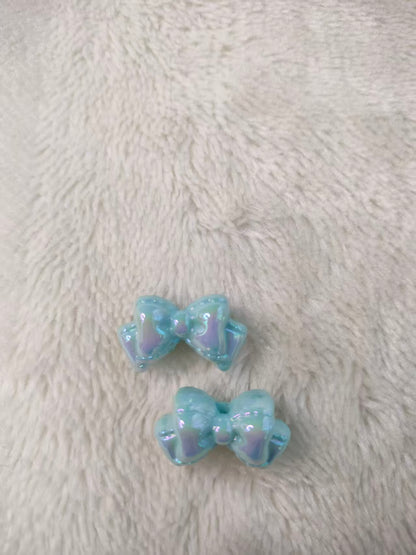 🎀Acrylic  UV Bow Beads