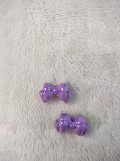 🎀Acrylic  UV Bow Beads