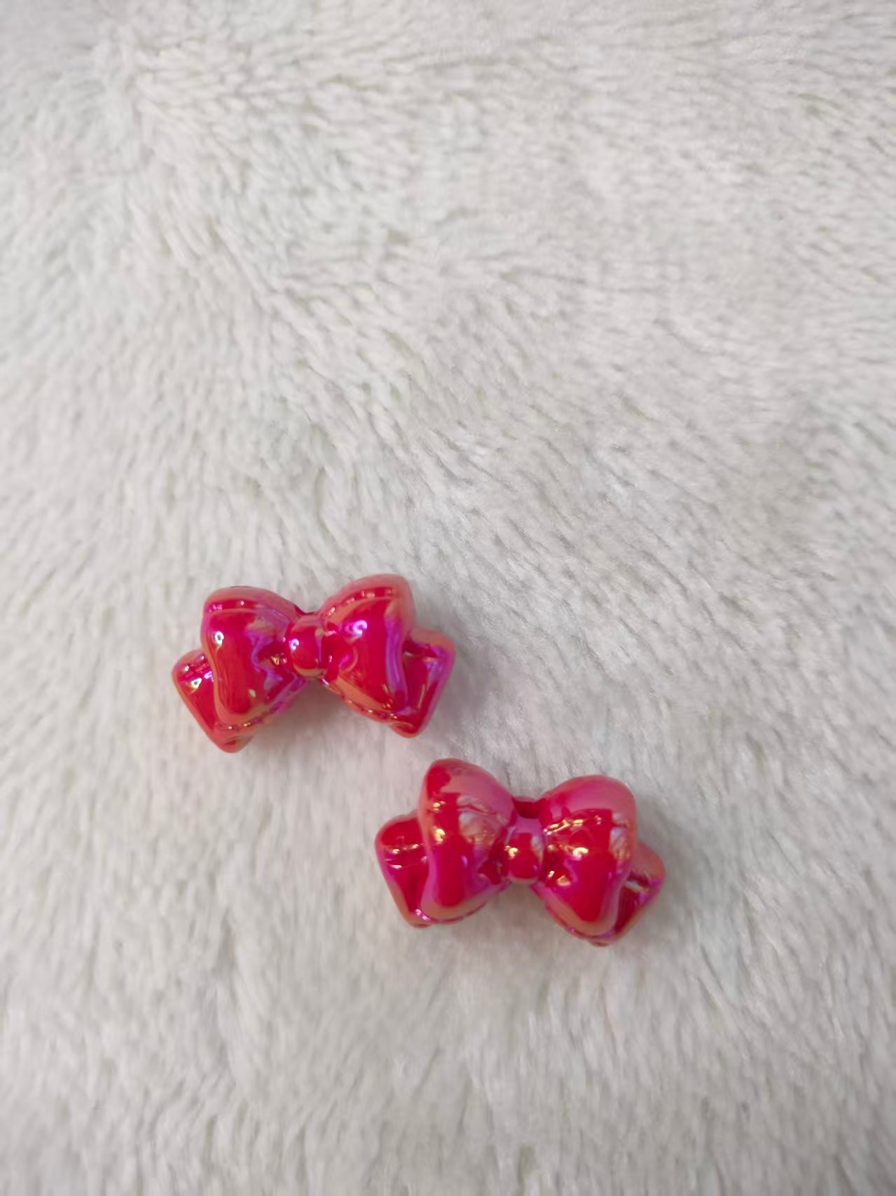 🎀Acrylic  UV Bow Beads
