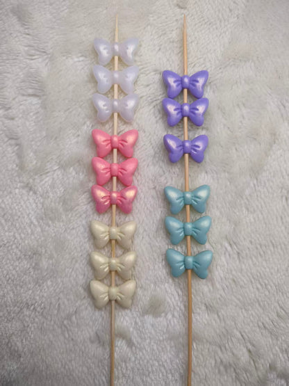 DIY Acrylic Candy Color  Bow Beads