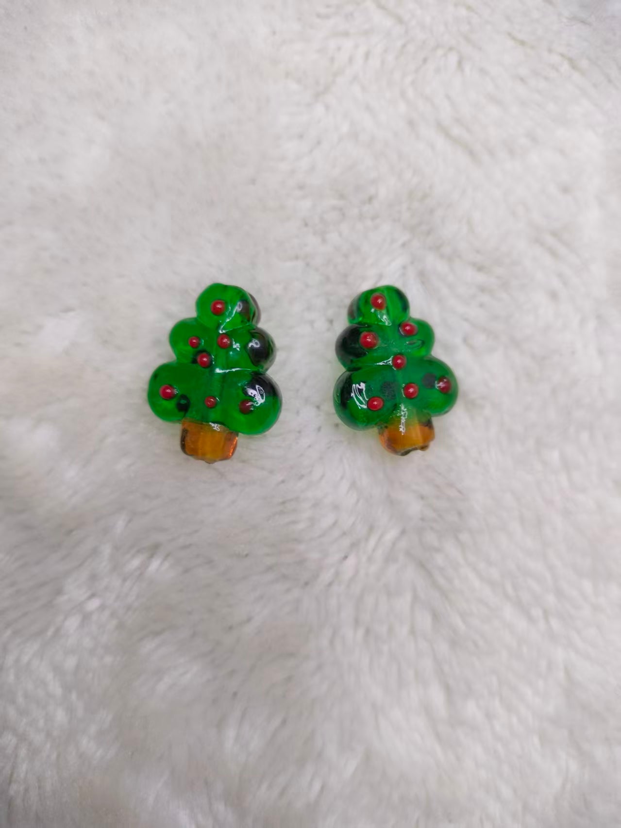 Christmas Glass Beads