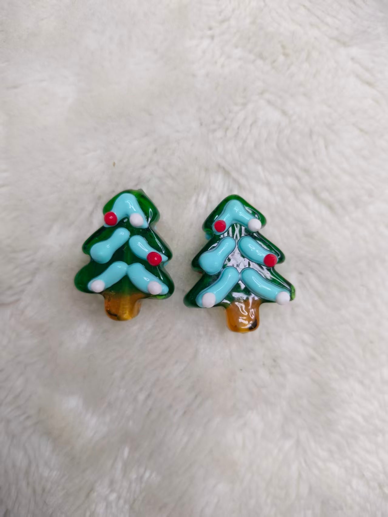 Christmas Glass Beads