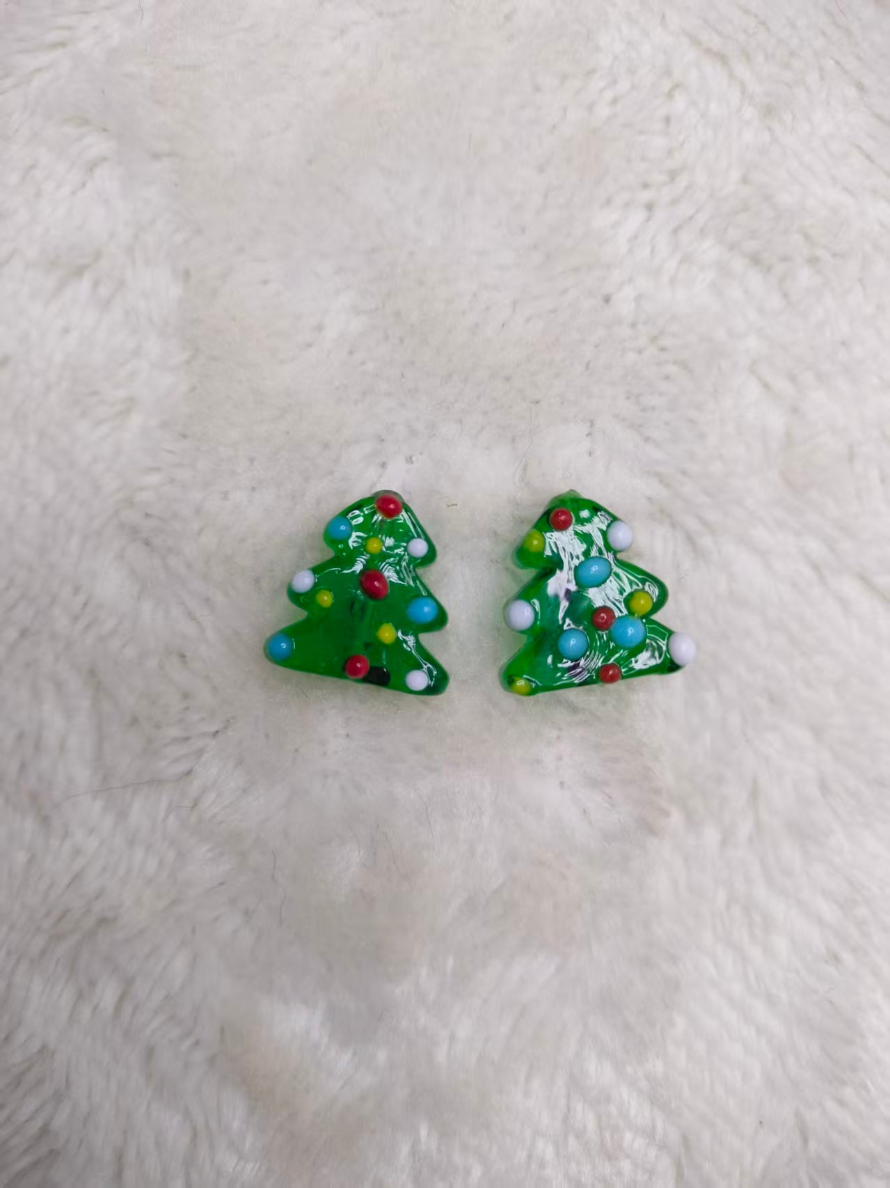 Christmas Glass Beads