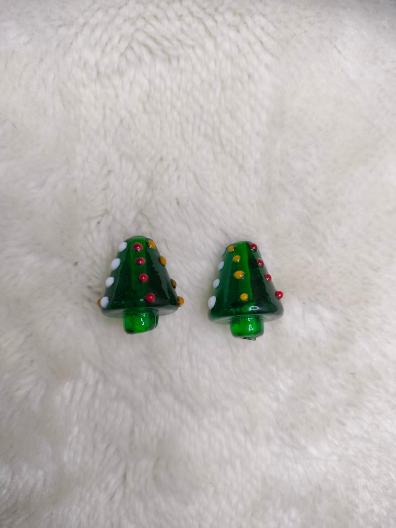 Christmas Glass Beads