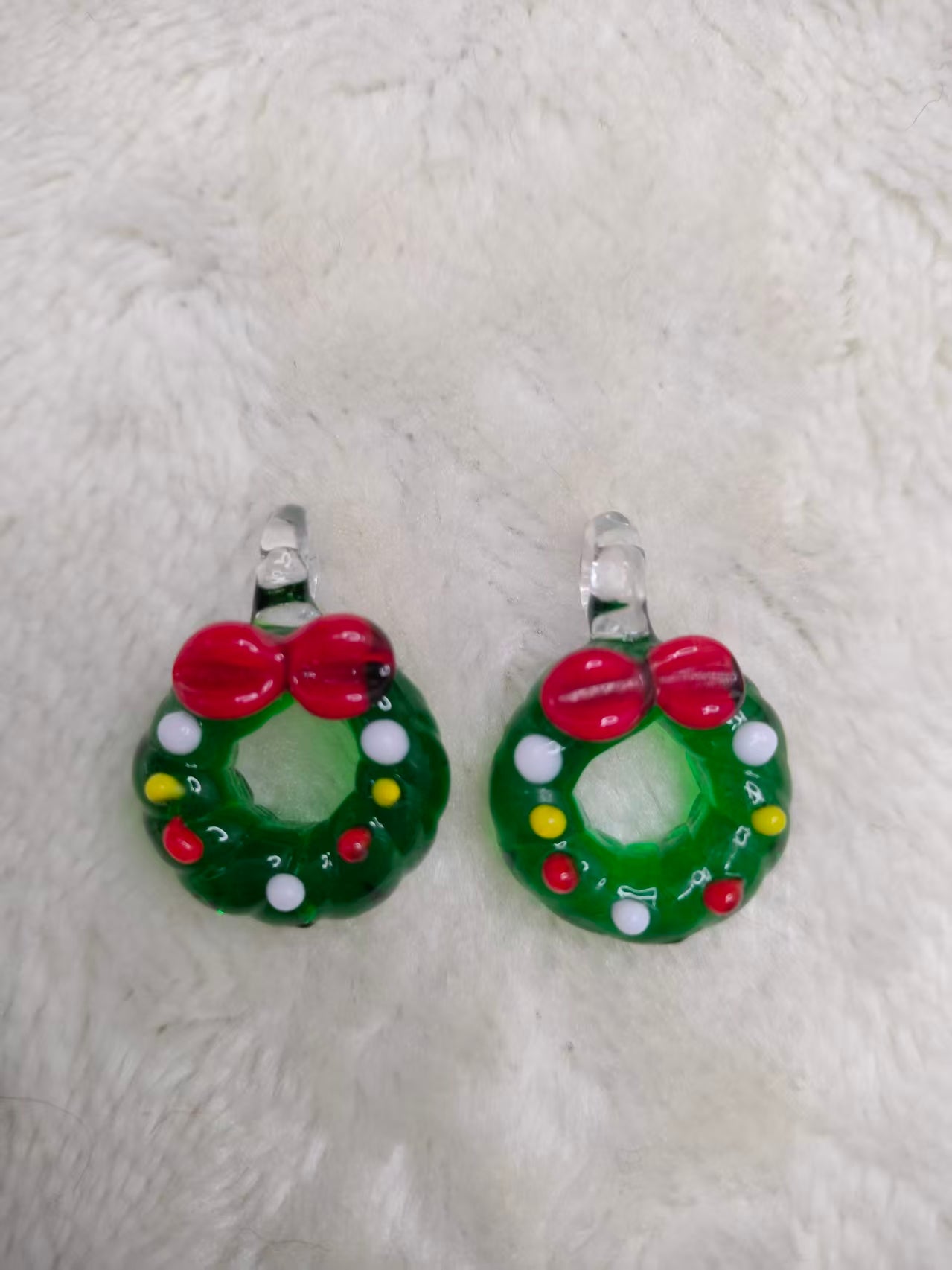 Christmas Glass Beads