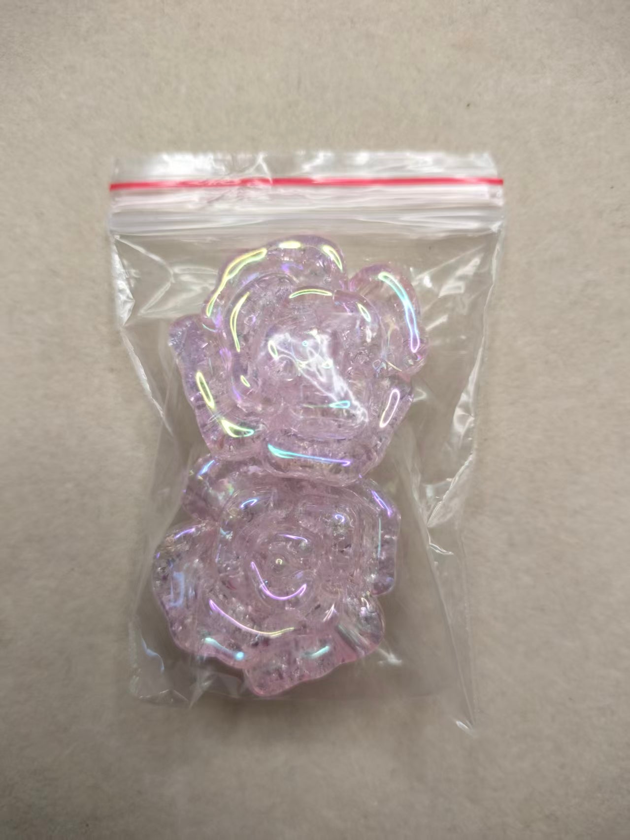 UV  ROSE charm beads