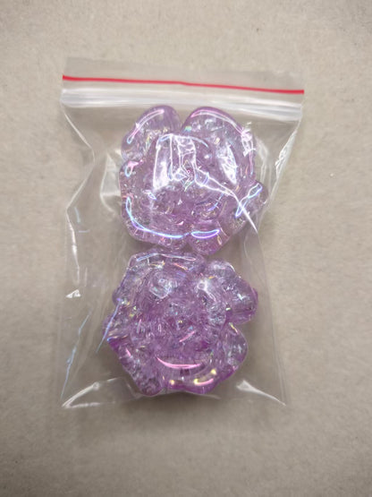 UV  ROSE charm beads