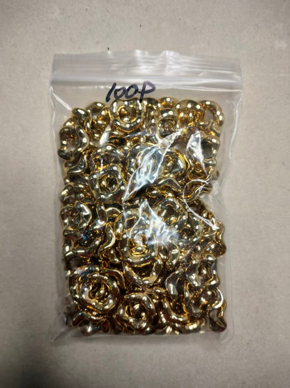 16mm Mix Spacer Beads, Wavy Spacer
