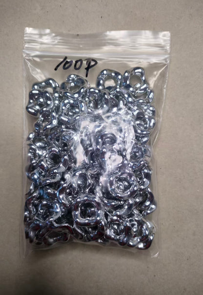 16mm Mix Spacer Beads, Wavy Spacer