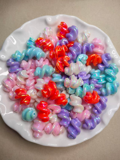 Spiral Pasta Beads