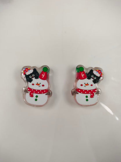 Acrylic Black Cat Beads