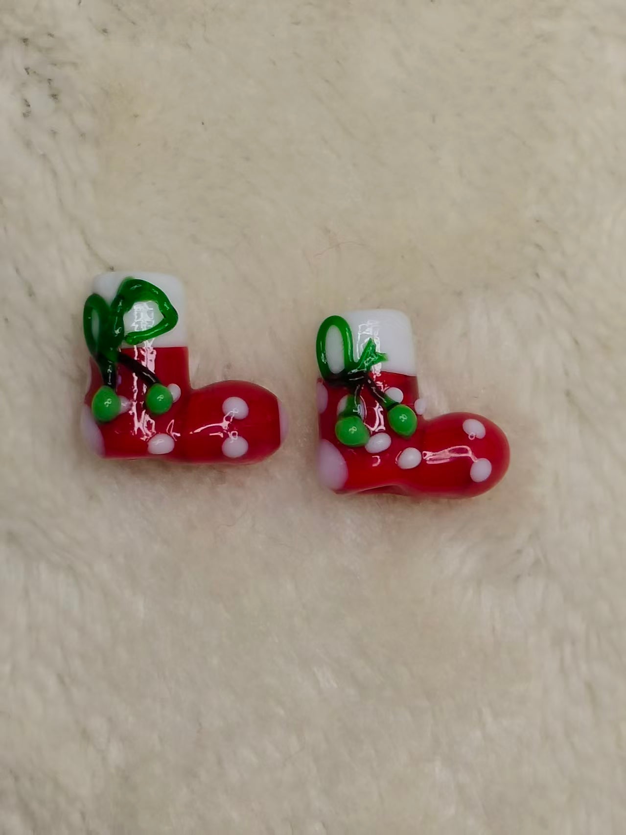 Christmas Glass Beads