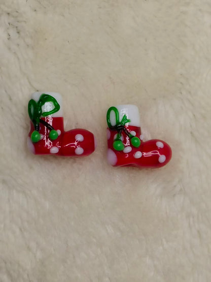 Christmas Glass Beads